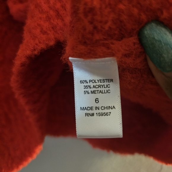 Cozy Red Heart Kids Sweater - Picture 7 of 7